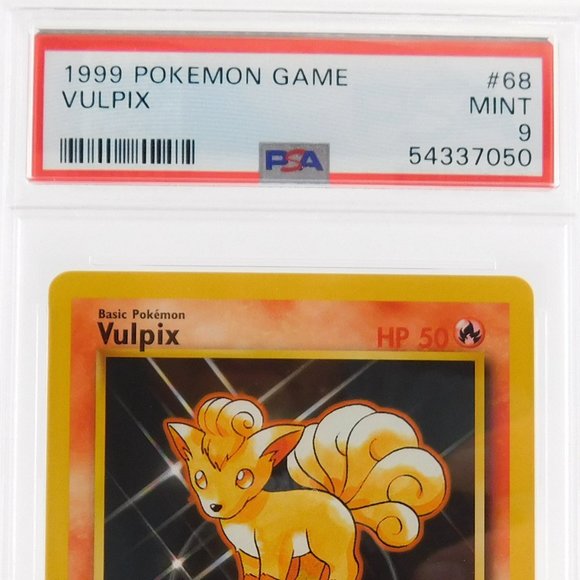 1999 Pokemon Base Set Vulpix 68/102 PSA 9 MINT - Picture 3 of 3
